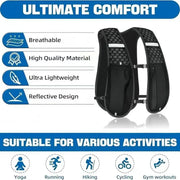 1-ZAVORA Running Hydration Vest + 500ml Soft Flask