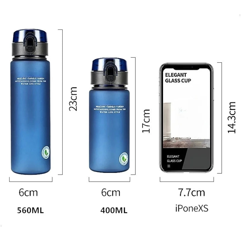 2-Brand BPA Free Leak Proof Sports Water Bottle High Quality Tour Hiking Portable My Favorite Drink Bottles 400ml 560ml
